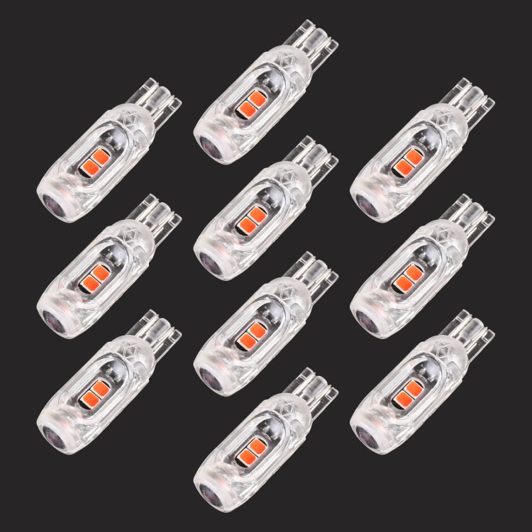 10 PCS T10 DC12V / 1W 示寬燈 5顆3030燈珠