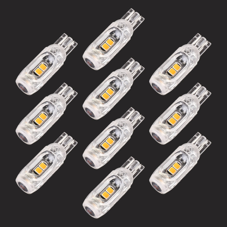 10 PCS T10 DC12V / 1W 示寬燈 5顆3030燈珠