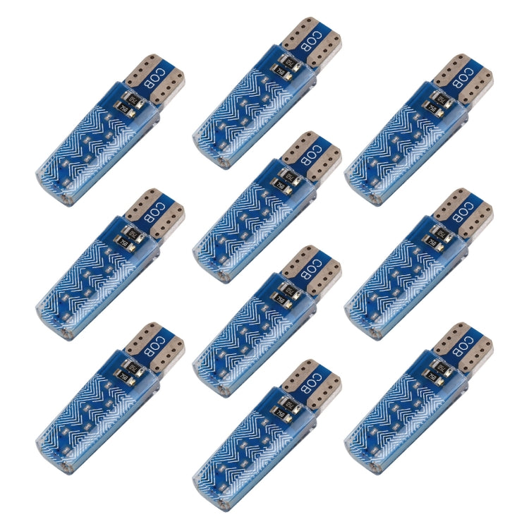 10 PCS T10 DC12V / 1.2W 示寬燈 12顆COB燈珠