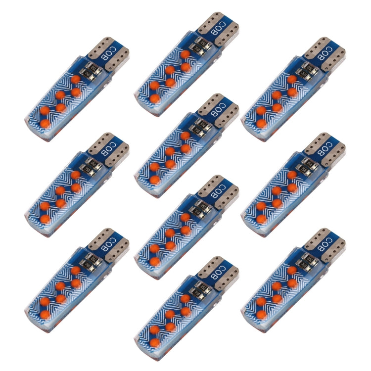 10 PCS T10 DC12V / 1.2W 示寬燈 12顆COB燈珠