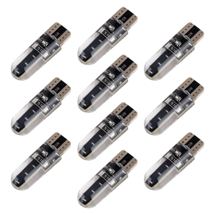 10 PCS T10 DC12V / 1W 示寬燈 COB燈珠