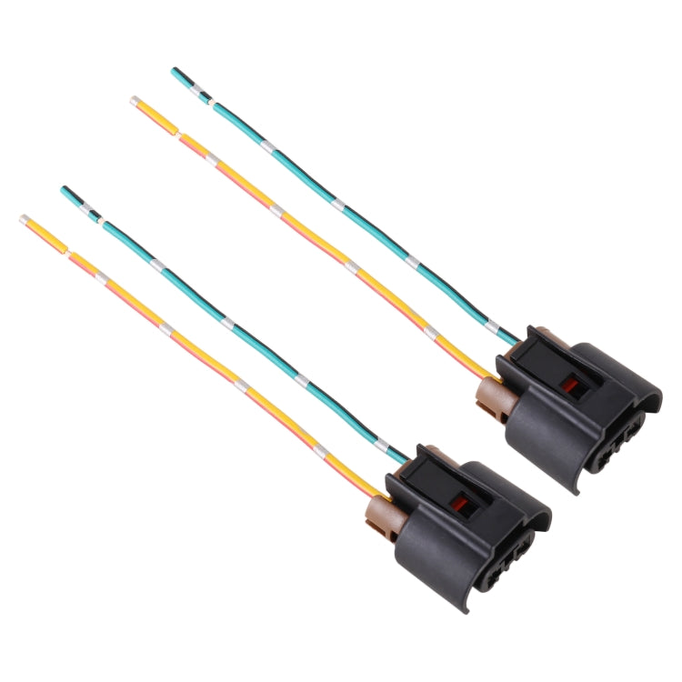 一對 9005 適用於豐田 燈座母頭 帶線