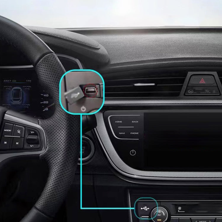 10個一賣 車載OTG頭轉USB線 線長: 10cm