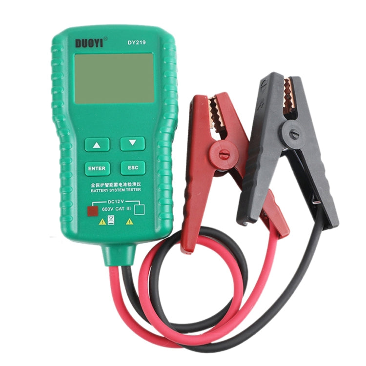 DUOYI DY219A 汽車12V / 24V数字蓄電池分析器 故障診斷器