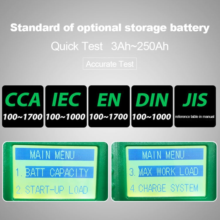 DUOYI DY219A 汽車12V / 24V数字蓄電池分析器 故障診斷器