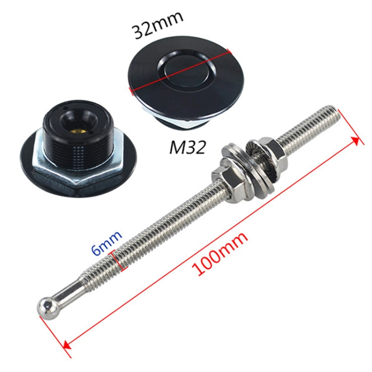 100mm汽車機罩鎖迷你引擎蓋鎖小型不銹鋼機罩鎖