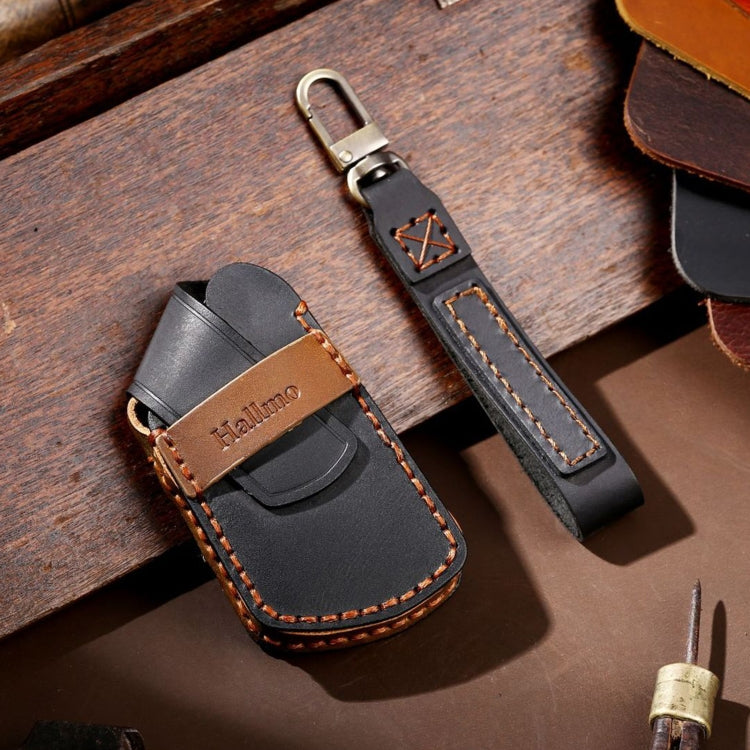 Hallmo 適用於大眾高爾夫8 汽車牛皮鑰匙包 , For Volkswagen Golf 8 (Black), For Volkswagen Golf 8 (Blue), For Volkswagen Golf 8 (Brown)