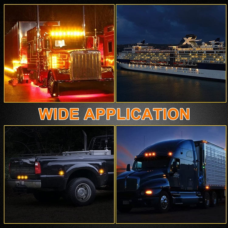 10 PCS MK-019 6顆LED汽車/卡車邊燈