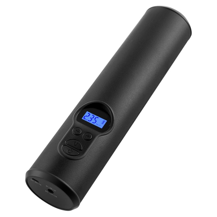 LCD数字显示可充電便攜式電動充氣泵，帶COB燈