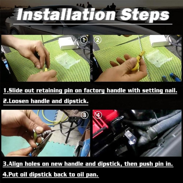 適用於福特野馬 GT V8 GT500 1999-2011 汽車機油卡尺手柄