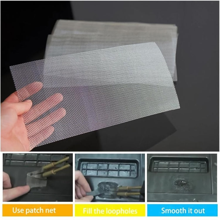 3片裝 汽車保險杠修復機焊接塑料破洞裂縫修復網