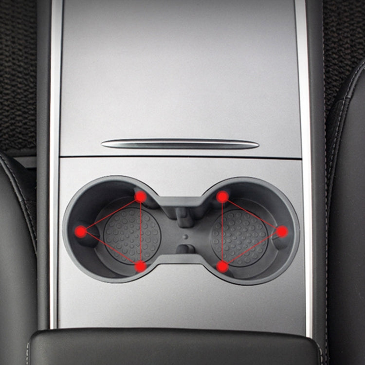 SHUNWEI SD-1054 Car Water Cup Holder for Tesla Model 3 / Y 2021-2022