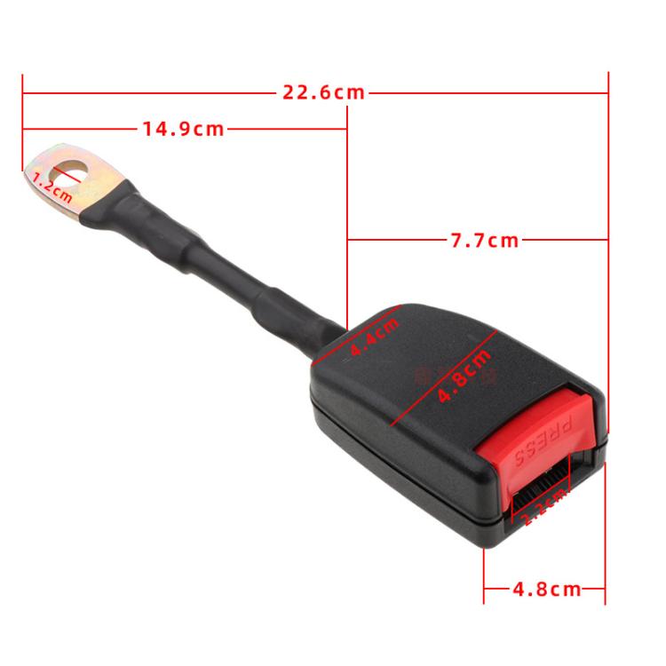 汽車前座椅安全插扣 20cm安全帶延長底座, Extension Strap Length: 20cm