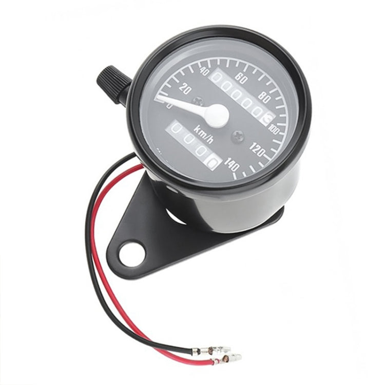 摩托車復古改裝里程表 時速表 公里表  , Speedometer Kilometer (Black), Speedometer Kilometer (Silver)
