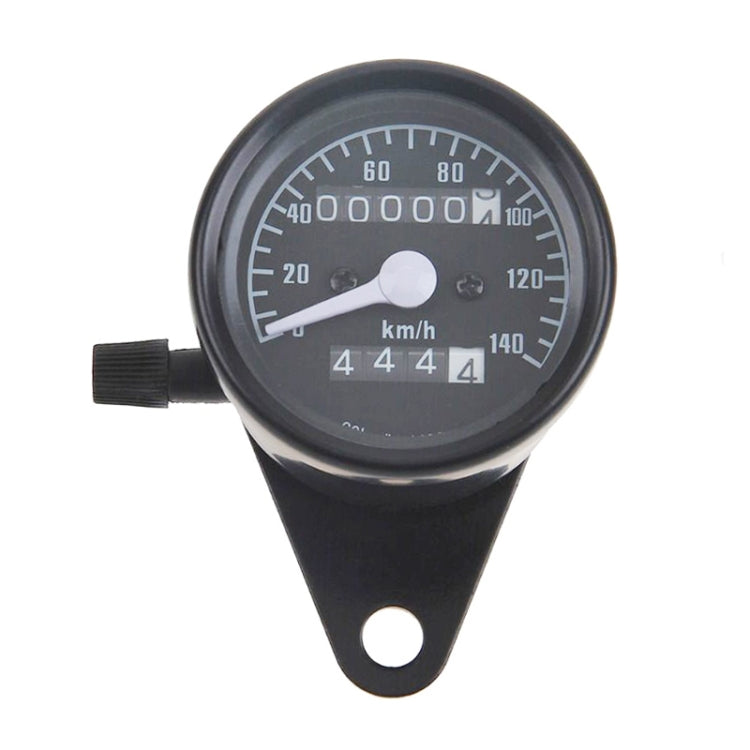 摩托車復古改裝里程表 時速表 公里表  , Speedometer Kilometer (Black), Speedometer Kilometer (Silver)