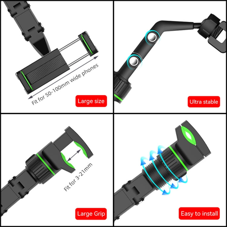 1代多功能車載后視鏡後座手機支架
