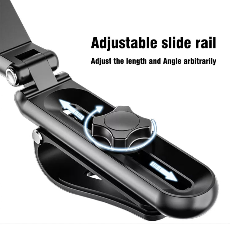 多功能車載遮陽板後座手機支架