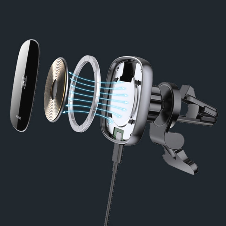 15W 車載磁吸無線充電器 手機無線充支架