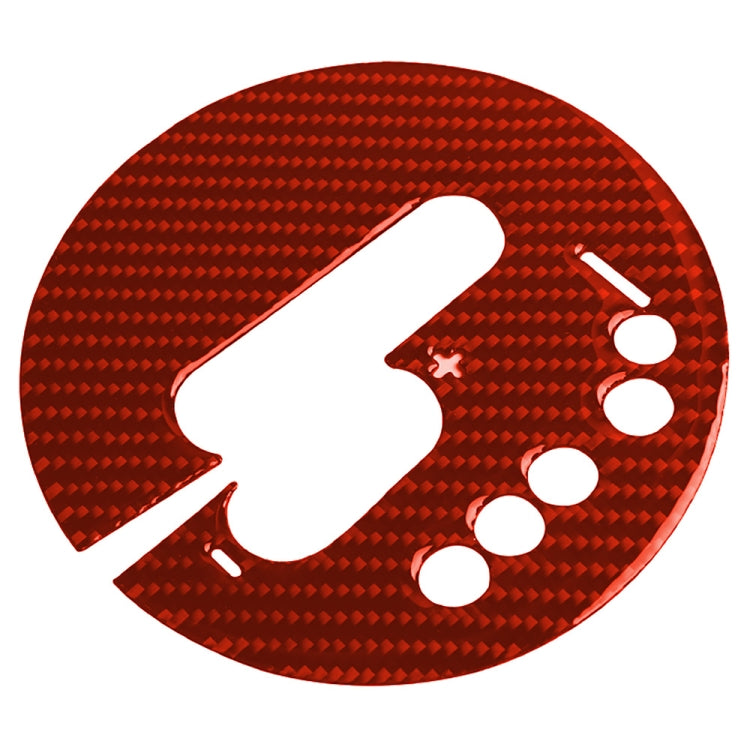 10件套 適用於日產 370Z / Z34 2009- 汽車碳纖維中控檔位多媒體裝飾貼紙, 右駕