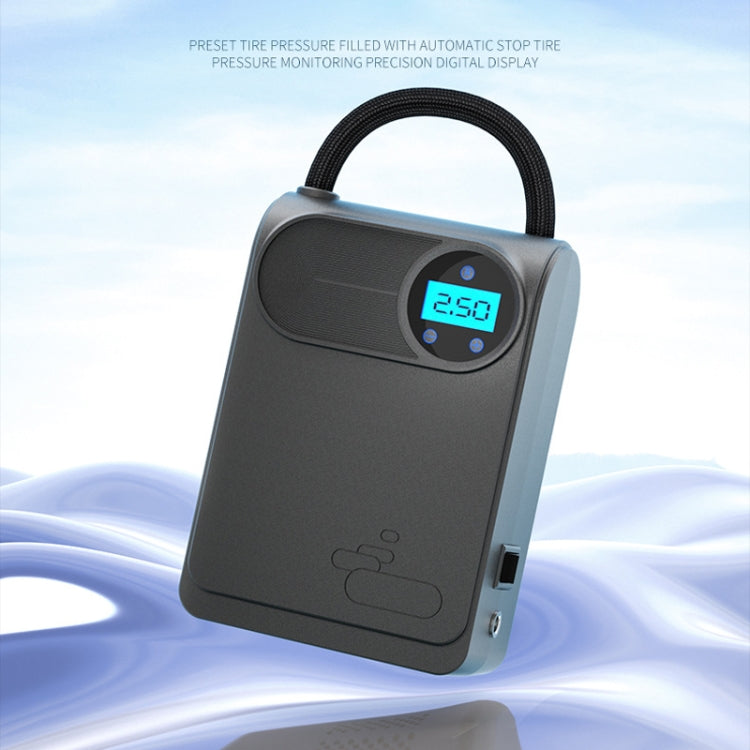 12V 便攜式車載輪胎充氣泵 款式：數顯款