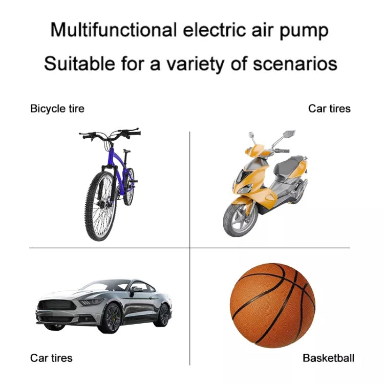 12V 便攜式車載輪胎充氣泵 款式：數顯款