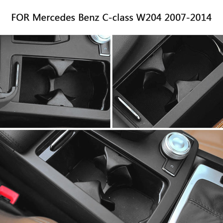適用於奔馳W204 / W212 2008-2015 汽車水杯架 左駕 2046802391 , For Mercedes-Benz W204 / W212 2008-2015 (Black), For Mercedes-Benz W204 / W212 2008-2015 (Red)