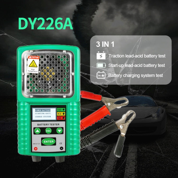 DUOYI DY226A 汽車3合1蓄電池檢測儀