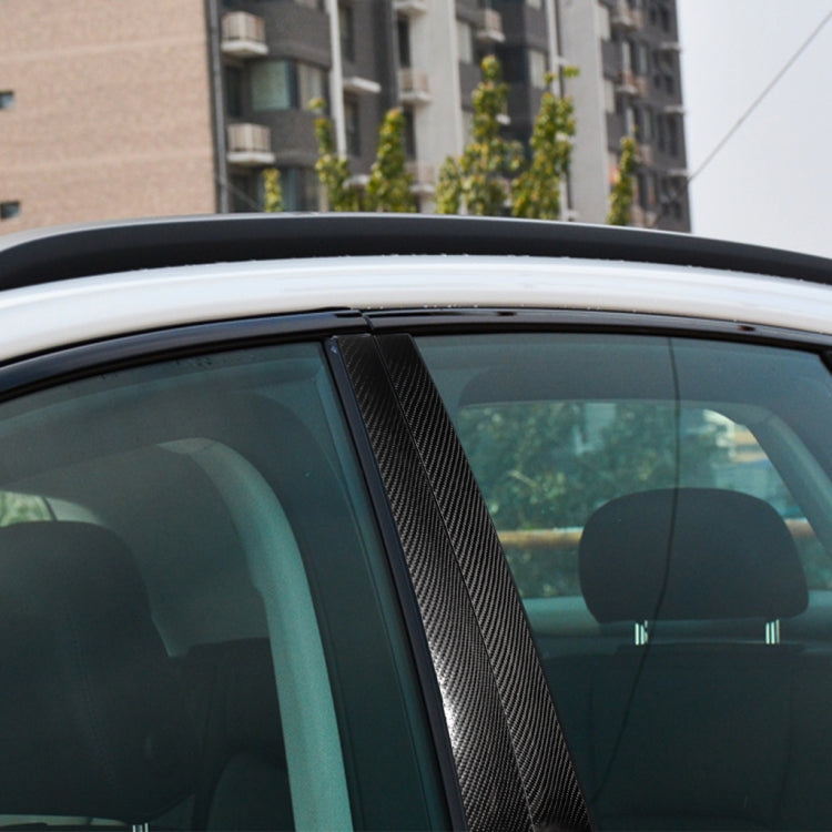 10件套 適用於奧迪 Q7 / SQ7 4M 2016-2019 汽車碳纖維中柱裝飾貼紙, 左右駕通用