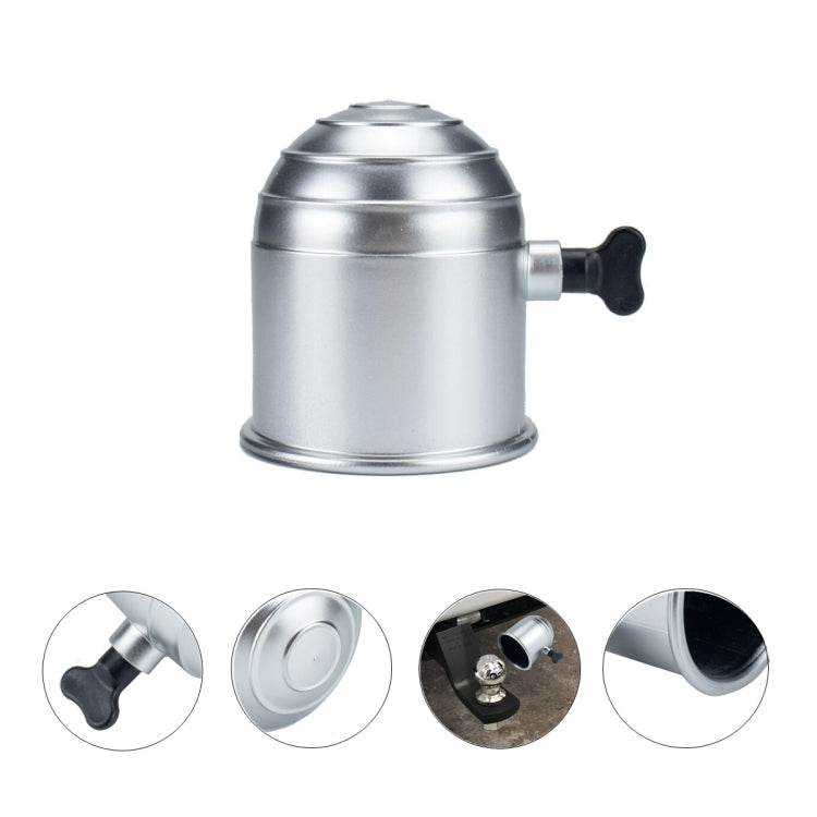 通用50mm銀色牽引桿球帽拖車保護套