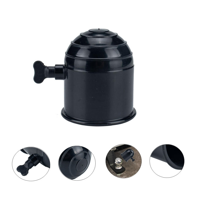 通用50mm黑色牽引桿球帽拖車保護套