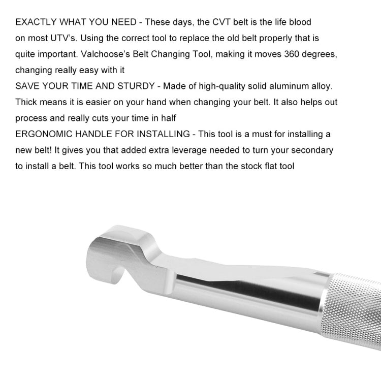 適用於北極星RZR 1000 XP1000 900皮帶拆卸工具 渦輪帶更換工具