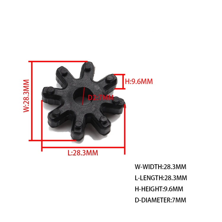10件套 適用於現代起亞 轉向柱墊片 柔性聯軸節撓性聯軸器