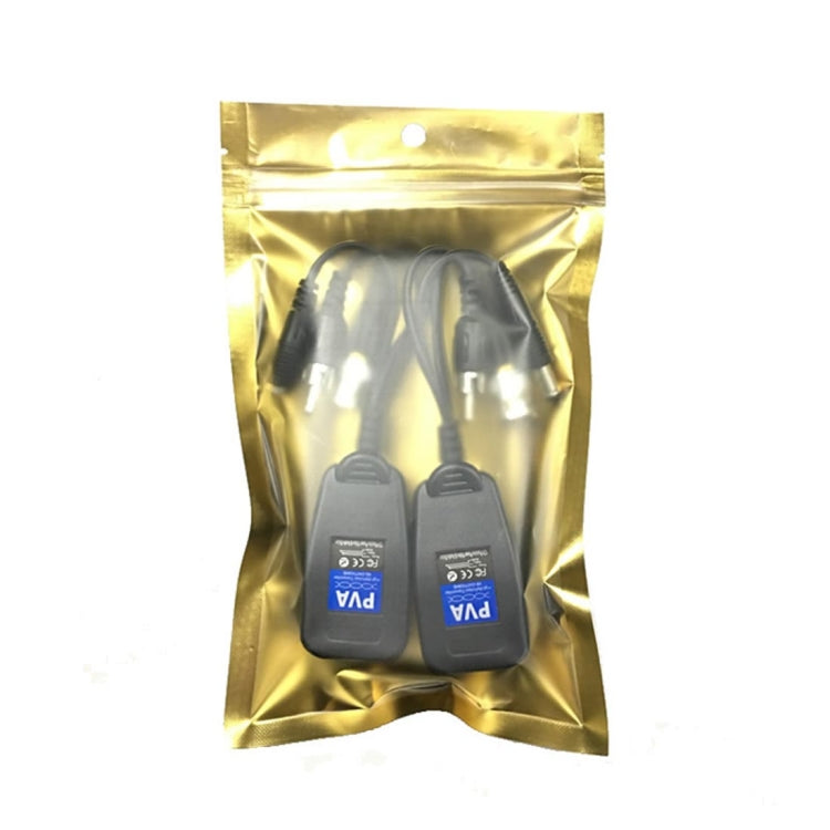 205PVA 電源+視頻+音頻三合一  無源雙絞線收發器, 一對