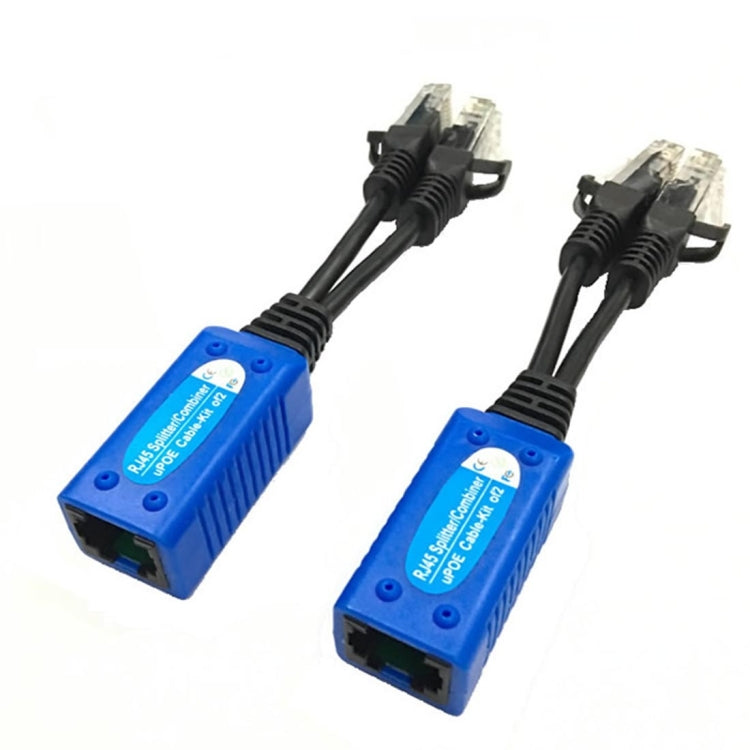 UPOE01 可拼接 電源+網口二合一  無源雙絞線收發器, 一對