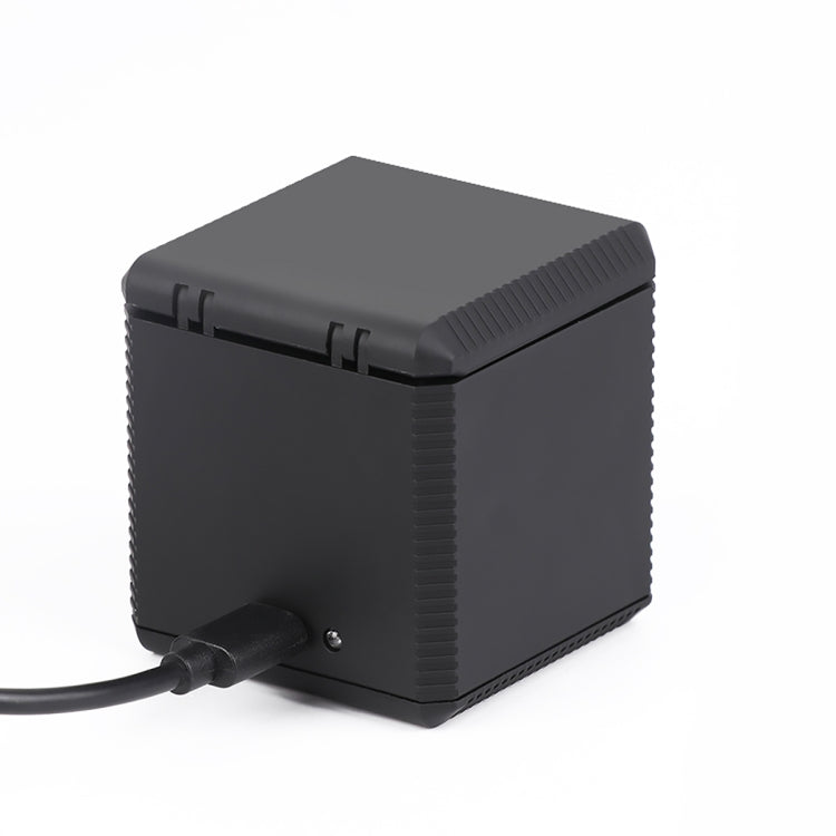 RUIGPRO 收納式三充充電器帶USB線 LED指示燈 適用於適用於GoPro HERO9 Black / HERO10 Black