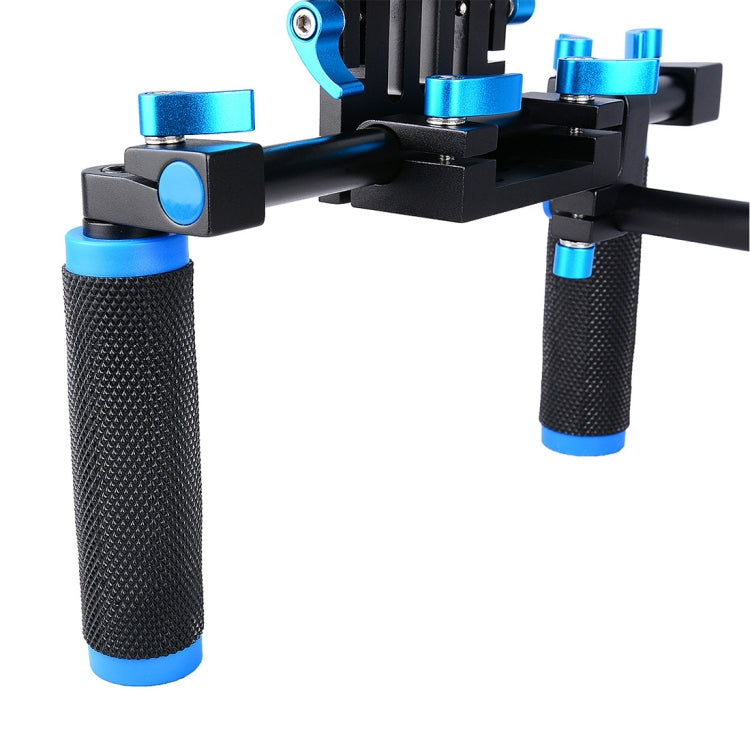 YLG0102A-A01 野狼谷 雙手柄攝影托架組合 用於攝像機, 單反相機