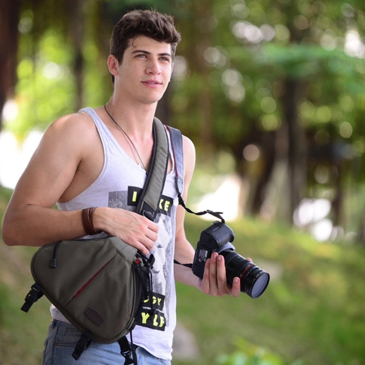 CADEN卡登K1三角相機包攝影包 帶防雨罩 標準版 尺寸：31*12*24cm