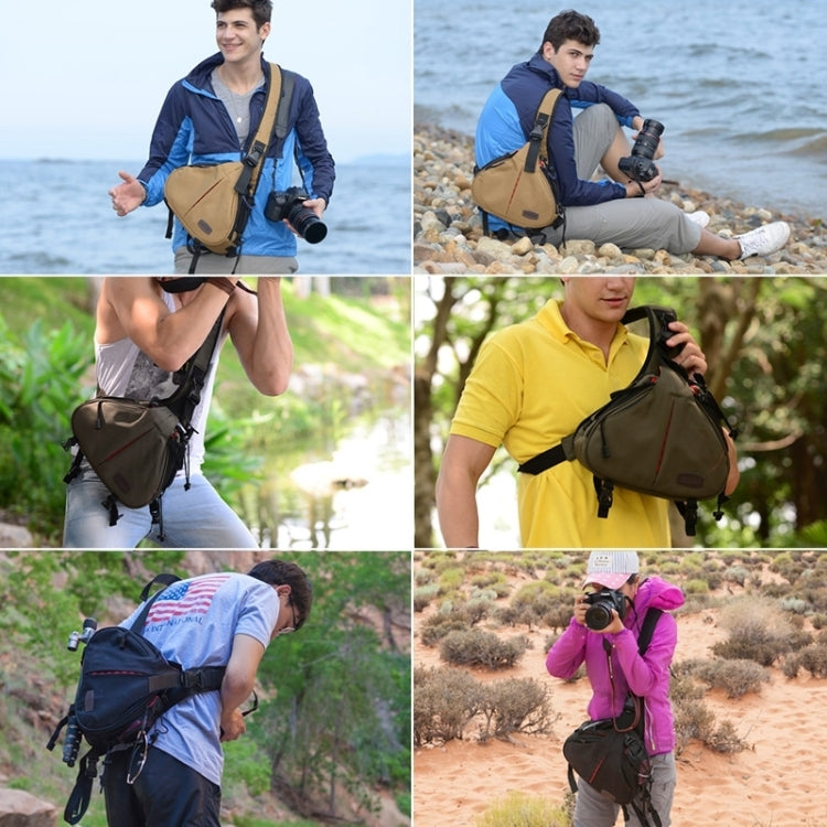 CADEN卡登K1三角相機包攝影包 帶防雨罩 標準版 尺寸：31*12*24cm