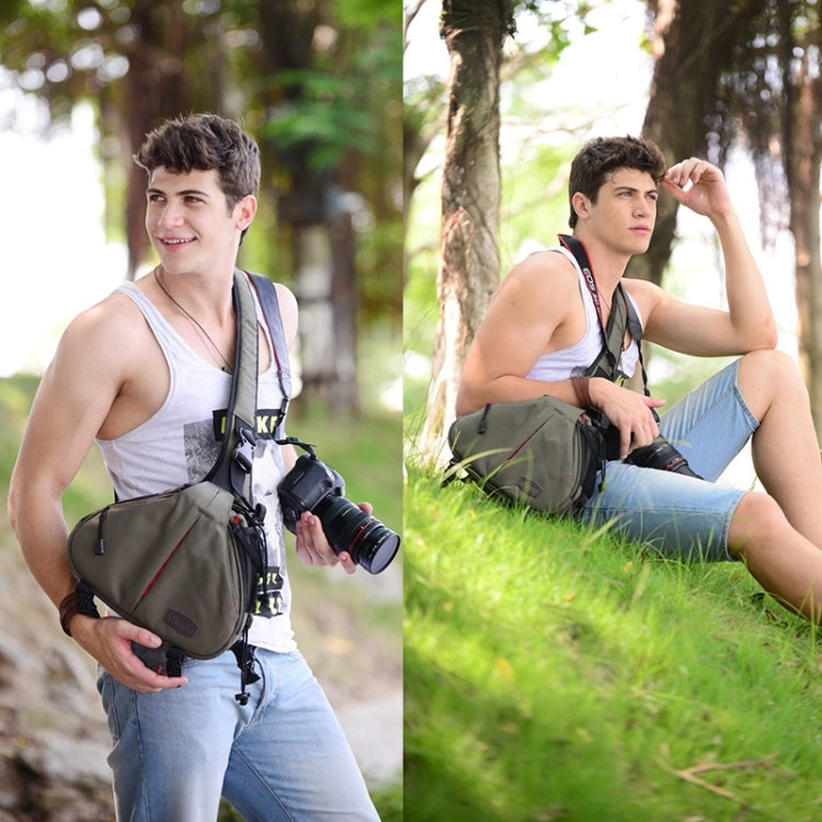 CADEN卡登K1三角相機包攝影包 帶防雨罩 標準版 尺寸：31*12*24cm