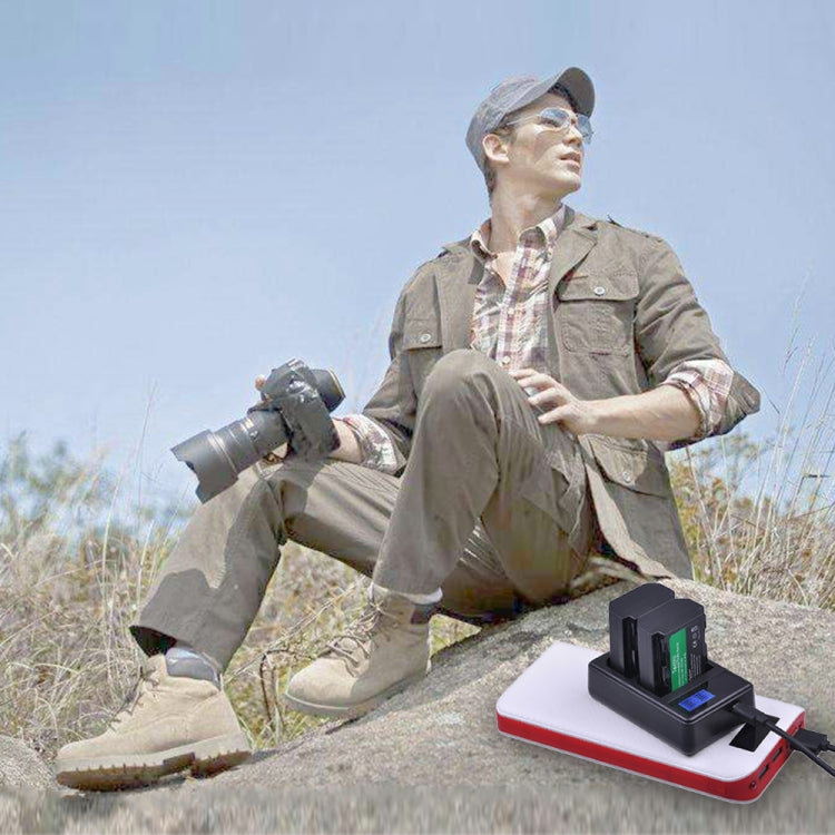 適用於索尼NP-FZ100電池座充帶显示屏索尼A9適用 雙充