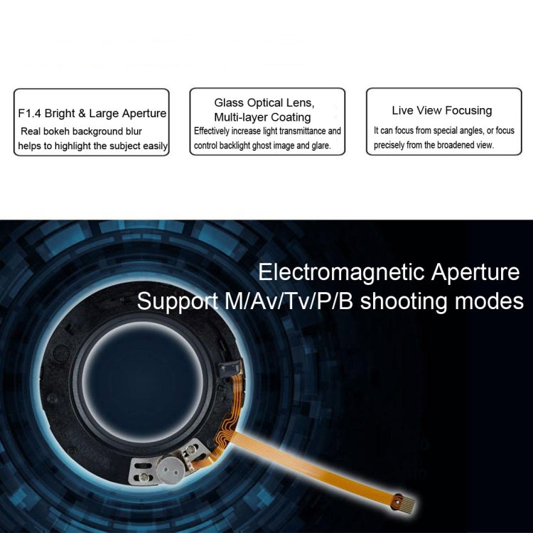 永諾YN50MM F1.4C廣角AF定焦鏡頭 適用於佳能相機