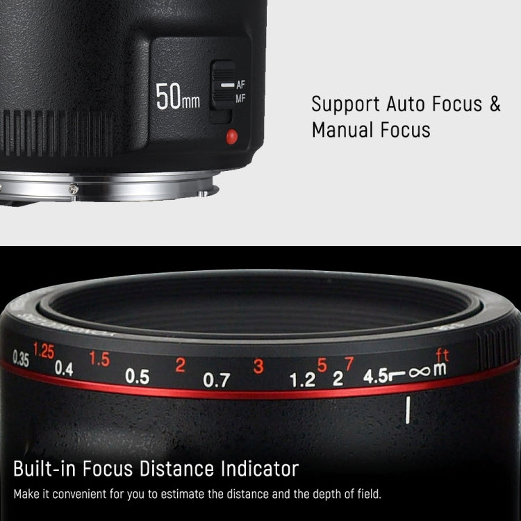 永諾YN50MM F1.8C II  AF鏡頭 適用於佳能相機