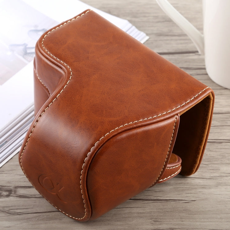 皮質相機包適用於索尼A6300 帶背帶