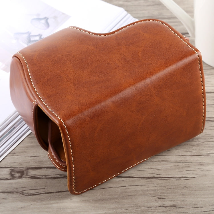 皮質相機包適用於索尼A6300 帶背帶