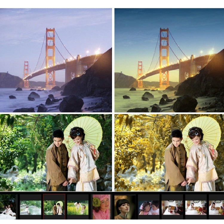 4合1 適用於GoPro HERO5/4s/4/3+/3/2 & 小蟻一代/二代4K運動相機 & 山狗 通用 52mm濾鏡套裝