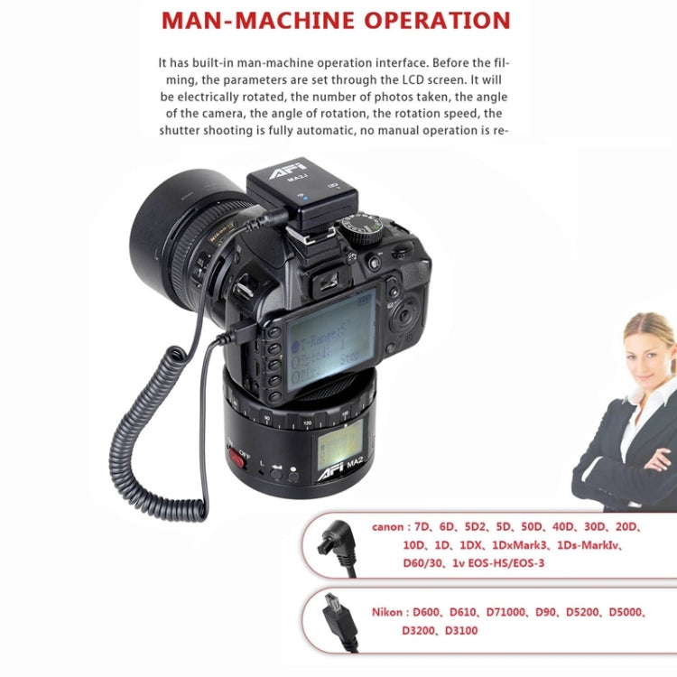 MA2 360度全景延時星空攝影LCD單反電動雲台 帶縮時錄影