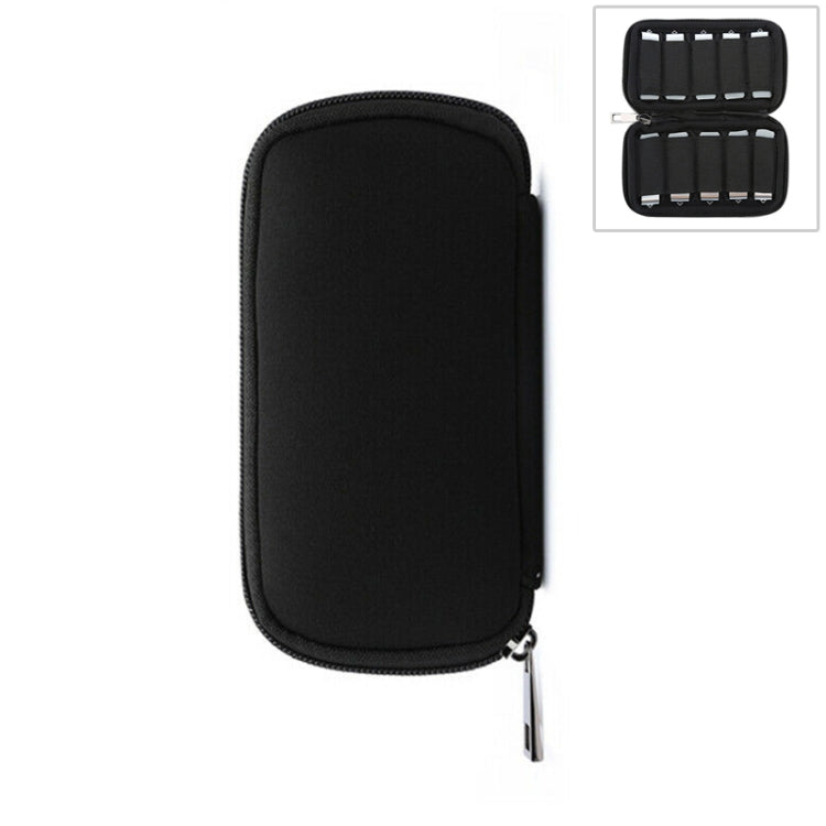 潜水料U盤收納包袋保護套  尺寸：16x8.5cm