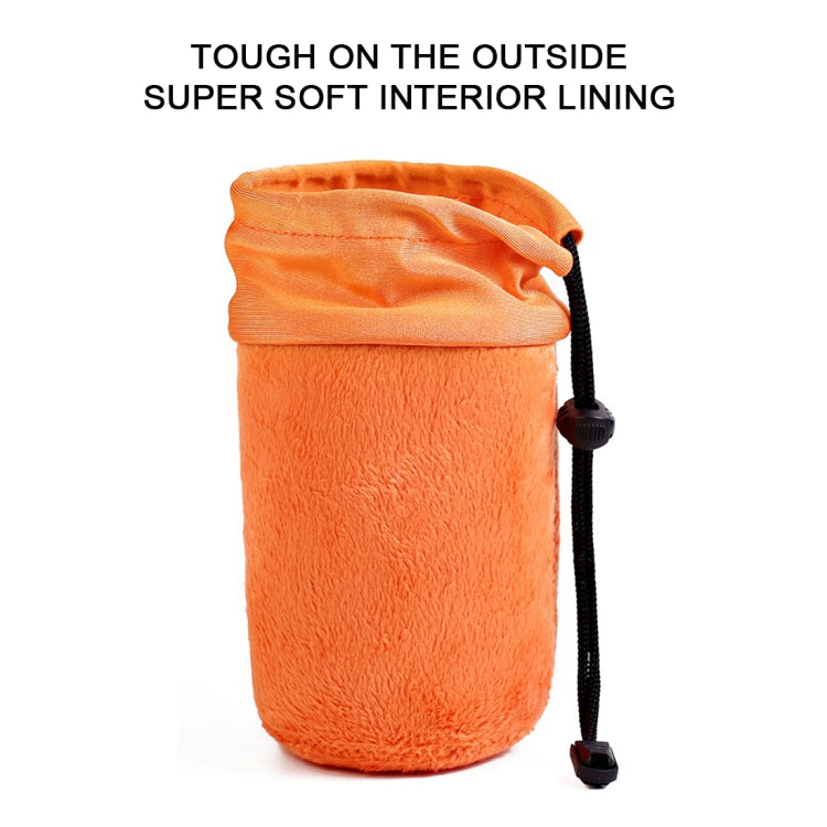 單反相機鏡頭袋微單鏡頭包 鏡頭內膽包 防水保護套 加絨加厚 直徑：10cm，高度：14cm