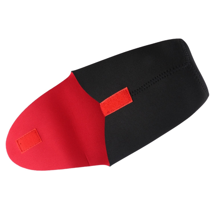 單反相機鏡頭包加厚防震潜水料鏡頭收納包粘扣款 直徑：100mm，高度：185mm