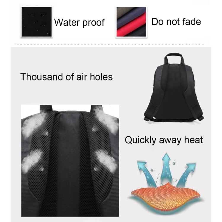 DL-B028 中性休閑款相機收納包 戶外防水防刮雙肩攝影包 尺寸：27.5 * 12.5 * 34 cm